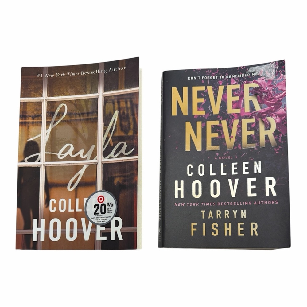 Colleen Hoover Layla & Never Never Two-Book Set - Picture 1 of 2